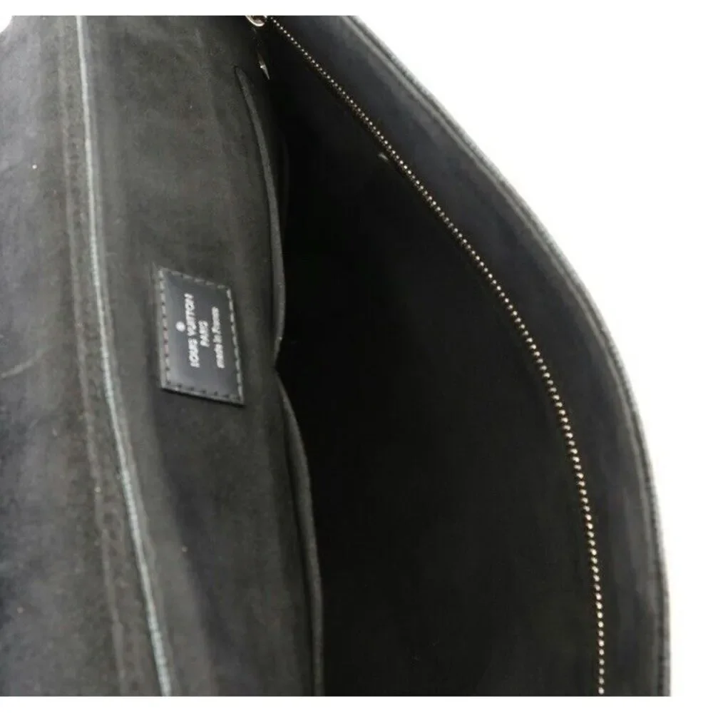 Louis Vuitton Daniel MM Messenger Bag Mens MM Damier Graphite Leather Trim‎